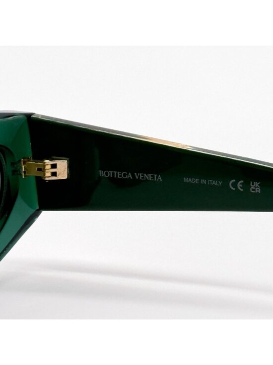 NEW BOTTEGA VENETA SUNGLASSES BV1277S 003 WOMEN GREEN EYEWEAR main image 4